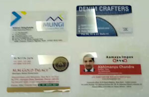 ATM TYPE BUSINESS CARDS